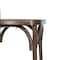 Flash Furniture HERCULES Commercial Dark Brown Indoor/Outdoor Wood Look Resin Cross Back Chair L-9-M2-DKBRN-GG - alternate 6